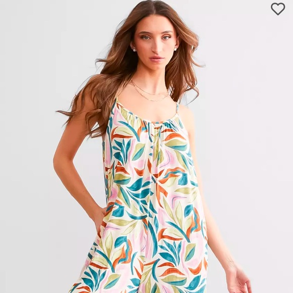 Z Supply Flared Safari Jumpsuit Women's Sandshell Size Small - Picture 3 of 6